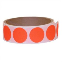 1'' florescent pasters 125 per roll